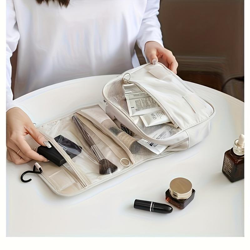 Large Capacity Makeup Bag for Women with a Hook, Portable Travel Organizer. Gift for Dad on Father'S Day