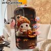 Phone Case: 2D Flat Samsung Galaxy A34 A35 M05 M06 S20 S22 S21 FE Plus 5G Protective Case, Couples Style, Ghost Little Doll, Christmas and Halloween G