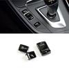 Bright Black Car Gear Shift Panel Button Replace Trim For BMW 1 2 3 F20 F22 F30