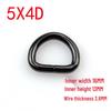 3.8mm Thick D-Ring Buckle Hardware for Bag Straps and Side Hooks