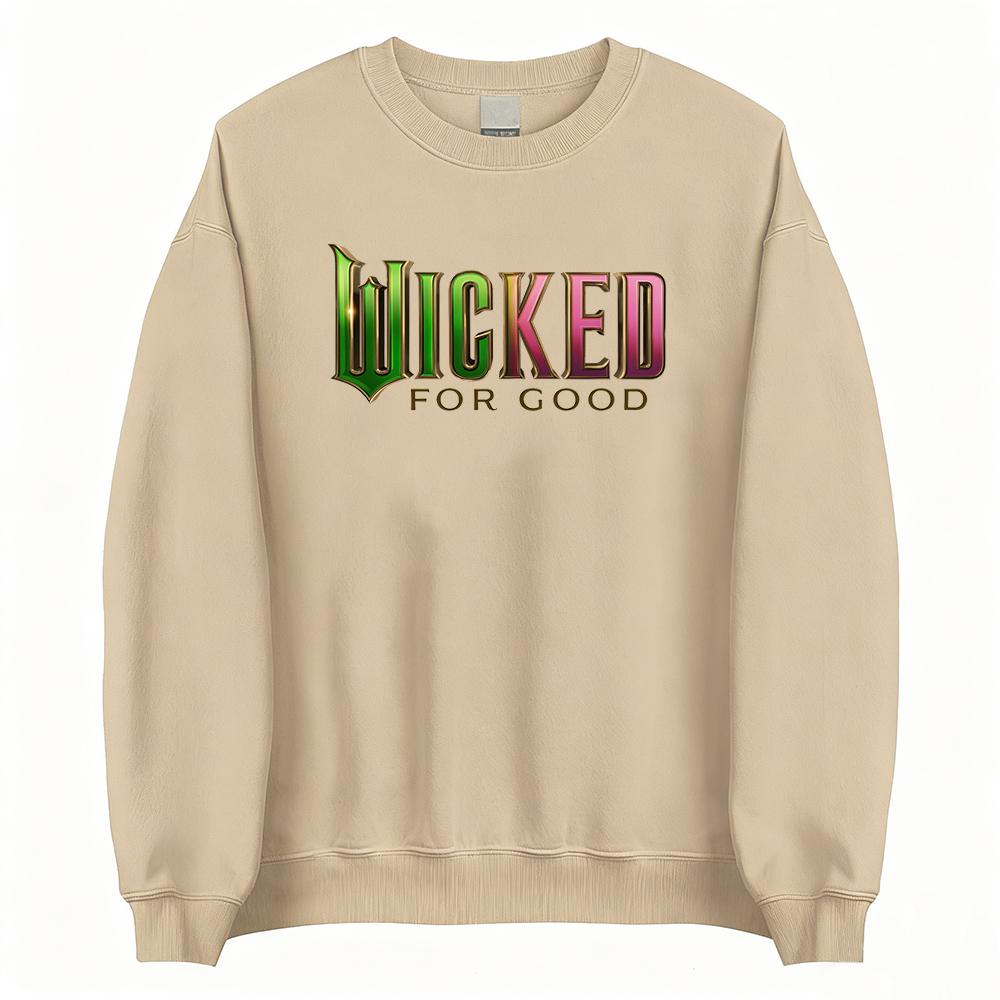 Zlý: pro Dobro Soundtrack Mikiny Cynthia Erivo Ariana Grande Pulovry Dlouhý Rukáv Kulatý Výstřih Dámské Oblečení Mikiny