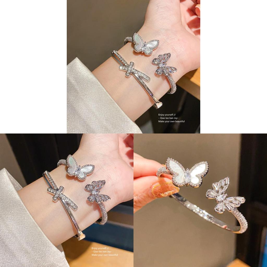 Minimalist Cross Bangle Bracelet With Rhinestone Accents For Elegant Daily Wear