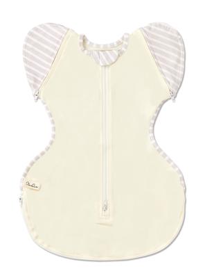 Sleeping Swaddle Sleep Swaddle Certified by International Hip Dysplasia Association S Striped White [Neclumi] (3.5kg-6kg)