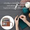 9Pairs Interchangeable Knitting Needle Set 3mm-6.0mm with Case Aluminum Circular Knitting Needle for Beginner Knitting