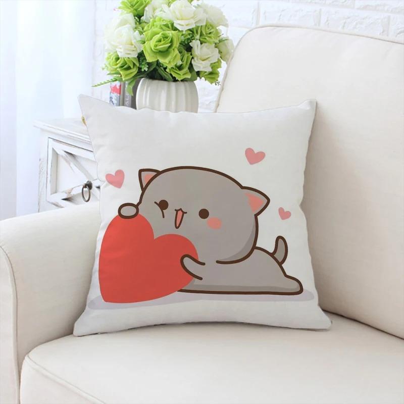 Drăguț ursuleț de desene animate față de pernă auto ornamente birou sufragerie canapea casă față de pernă