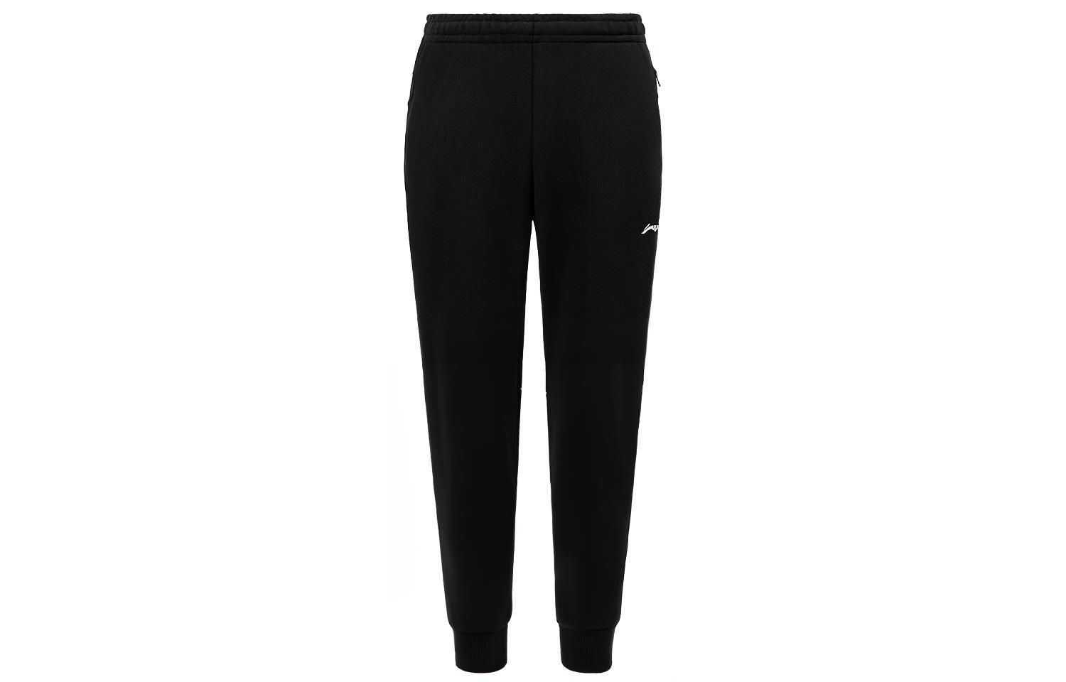 Li Ning Knitted Sweatpants Unisex Black AKLTC39-1 L