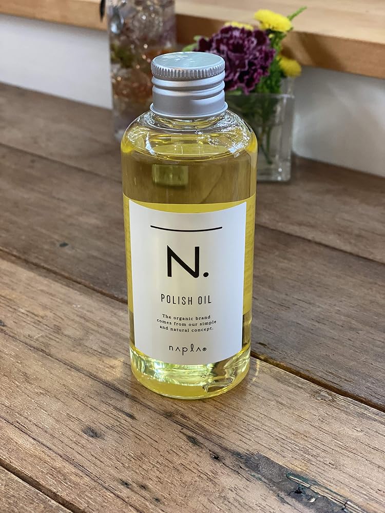 napla N. Polish Oil 150ml - Hair Styling Oil for Shine and Smoothness