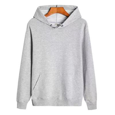 250-300g Cotton Fleece Hoodie Loose Fit Casual Sweatshirt Men Women