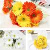 Artificial Gerbera Daisies Flower Decorative Faux Gerbera Bouquet for Home Decoration Wedding Bouquets