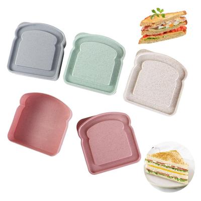 Keep Freshing Moisture-proof Dessert Container Bread Container Toast Box Sandwich Storage Case