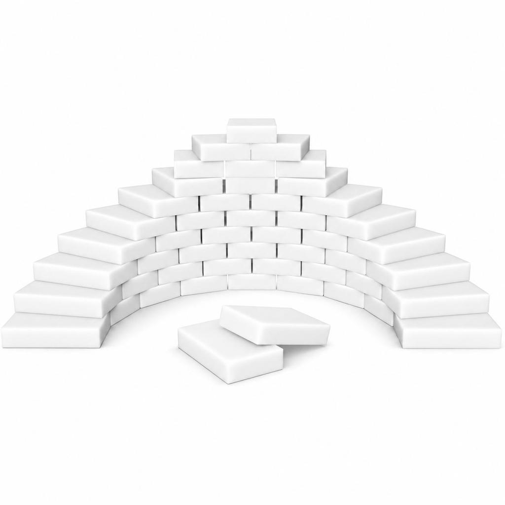 10x7x3cm Magic Sponge Eraser White Melamine Sponge Cleaning Sponge For Kitchen Office Bathroom Cleaner Cleaning Tools