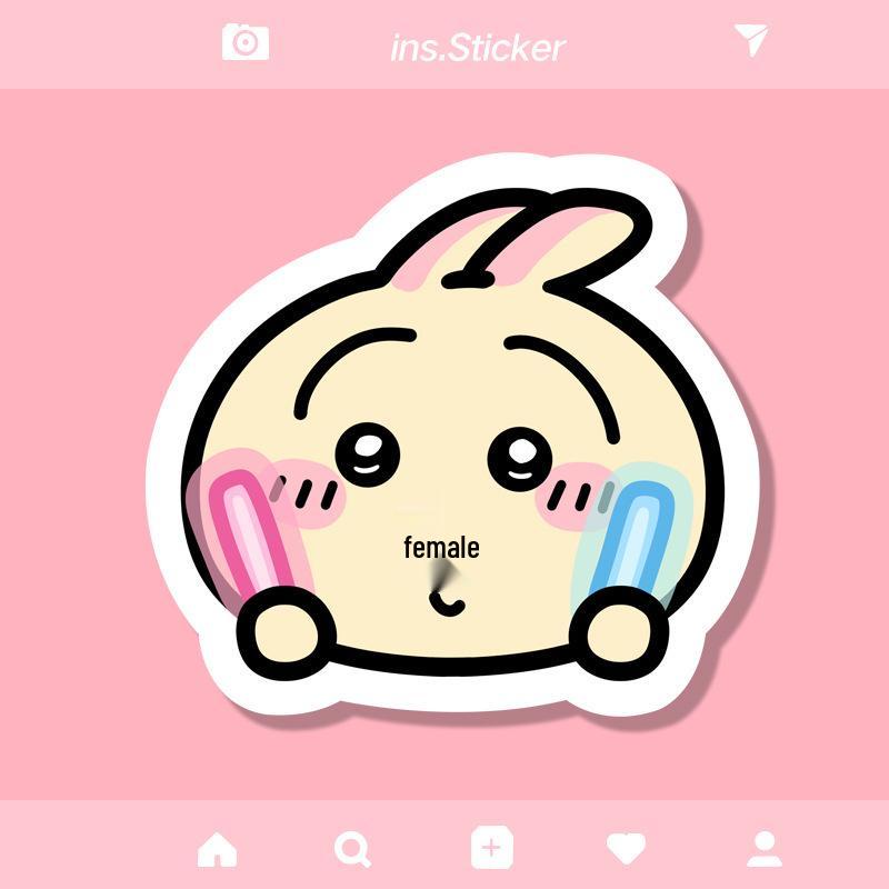 

Usagichan Kawaii Alien Mouse Pad - Small Wrist Rest for Women, Office & E-Sports