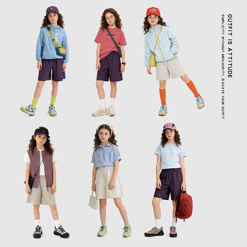 Disney Girls' Summer Cotton Casual Shorts