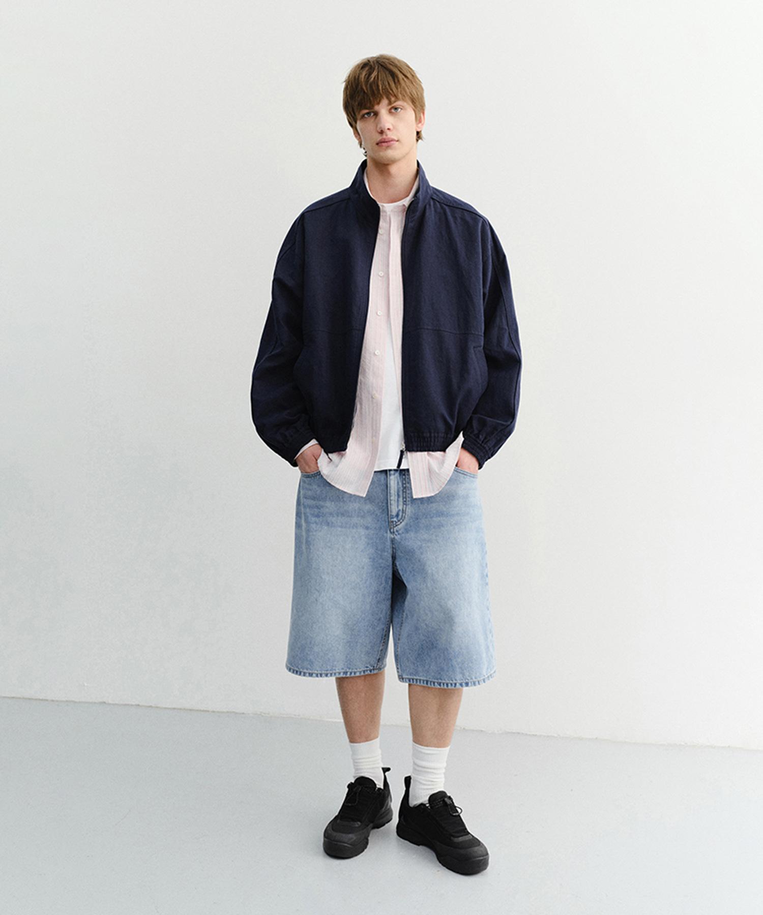 Deonseuteupomaen Classic Baggy Denim Shorts_Udpa6B325_Light Blue Light Blue/00S