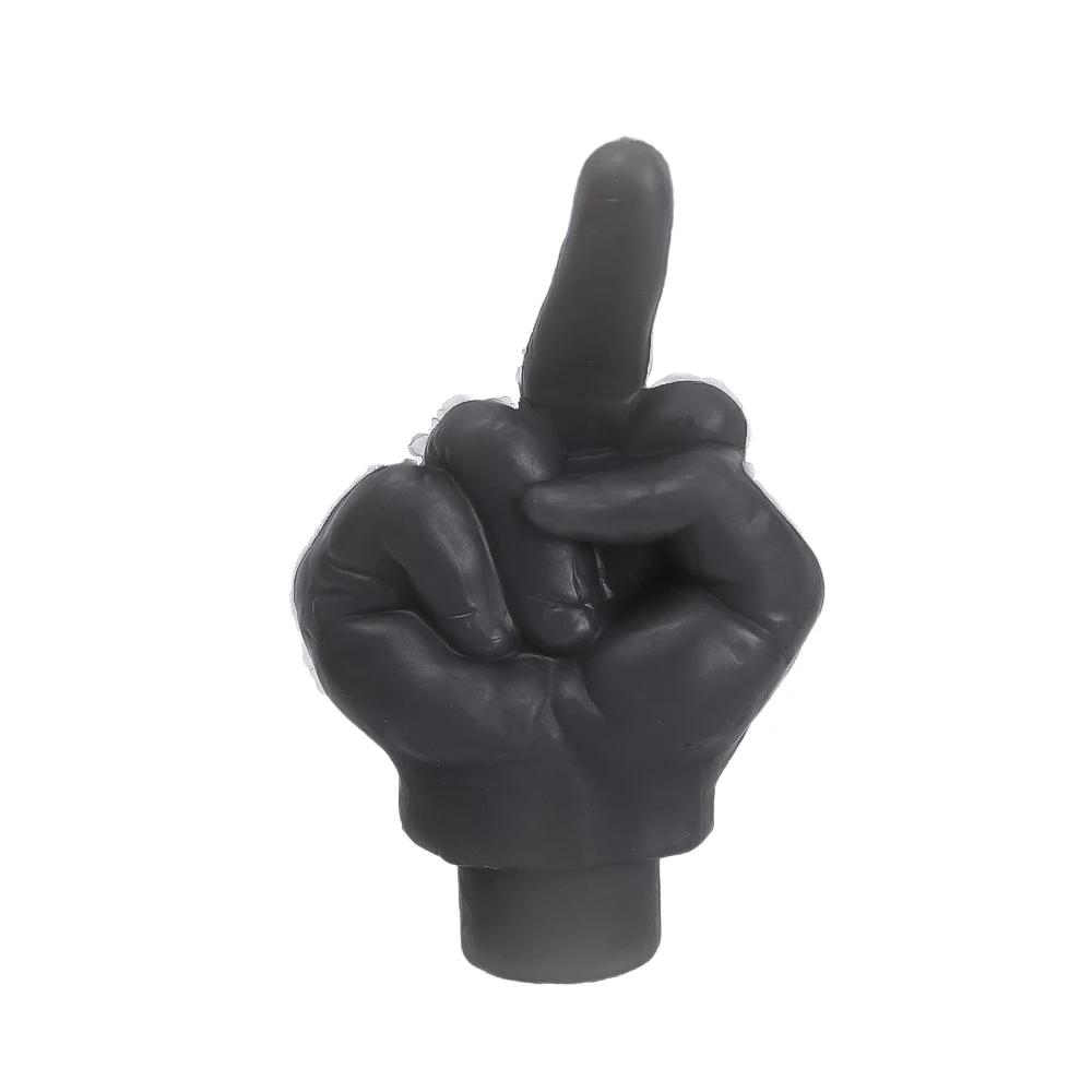 Middle Finger Tire Valve Cap Car Motorcycle Styling Decor Wheel Nozzle Dustproof Waterproof Tyre Valve Stem Caps Accessories