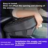 Car Center Console Armrest Cushion PU Leather Armrest Pillow With 2 Cup Holder Portable Auto Elbow Support Pad Central Arm Rest