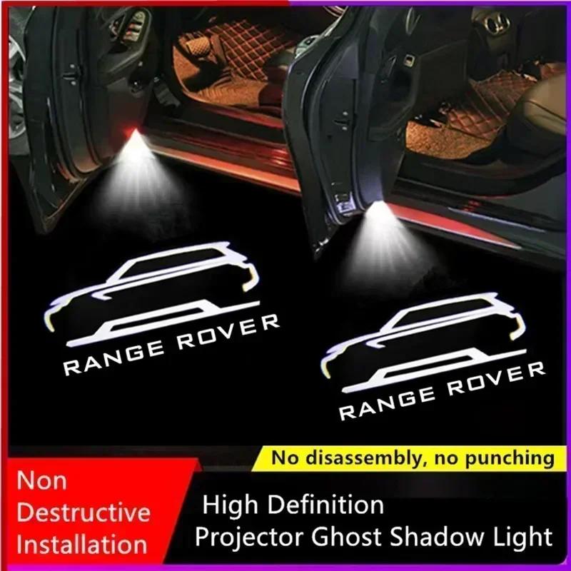 Led Car Door Welcome Laser Projector Logo Ghost Shadow NBDX6 Night Light Fit For Land Rover Range Rover L322 L405 Sport 3 4 L494 L551