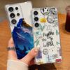 Iceberg Print Transparent Phone Case For Samsung Galaxy A57 A37 A17 A56 A36 A55 A35 A26 A16 A25 A15 A54 A14 Soft Silicone Cover
