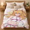 25 Dimensional Seduction Anime Throw 240G Flannel Blanket, Suitable For Sofas, Beds, Offices,  Exquisite Gift Blankets