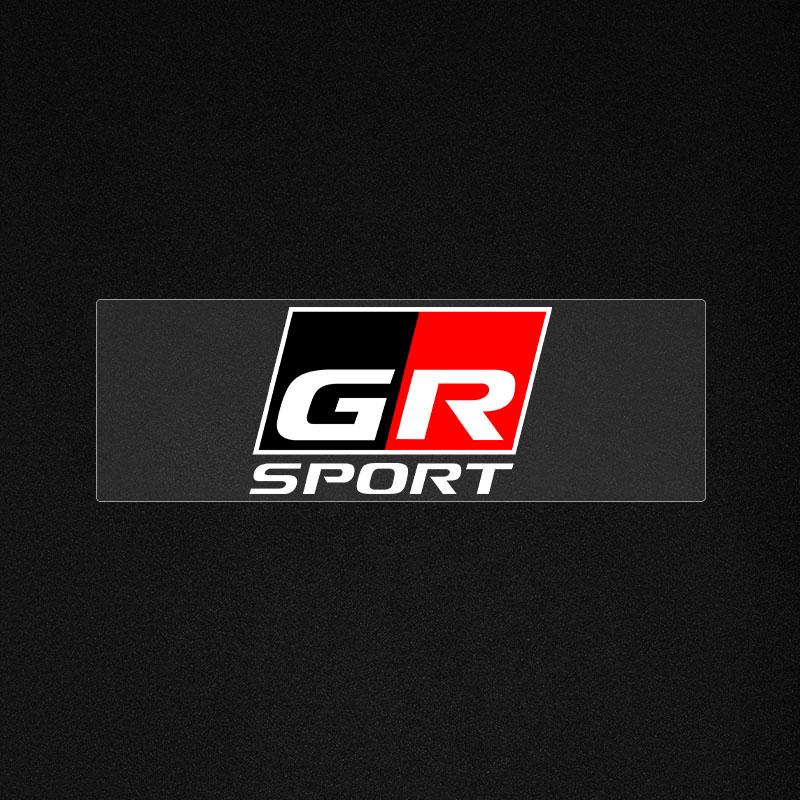New Car Logo Car Interior Sticker Central Control Decals Emblem Badge for Toyota TRD GR Yaris Camry Racing Logo Corolla Chr Avensis
