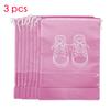1/3/5PCS Waterproof Shoe Cover Thickened Non-Woven Dustproof Drawstring Storage Bag Clothing Travel Pouch Handbag Storage Bags