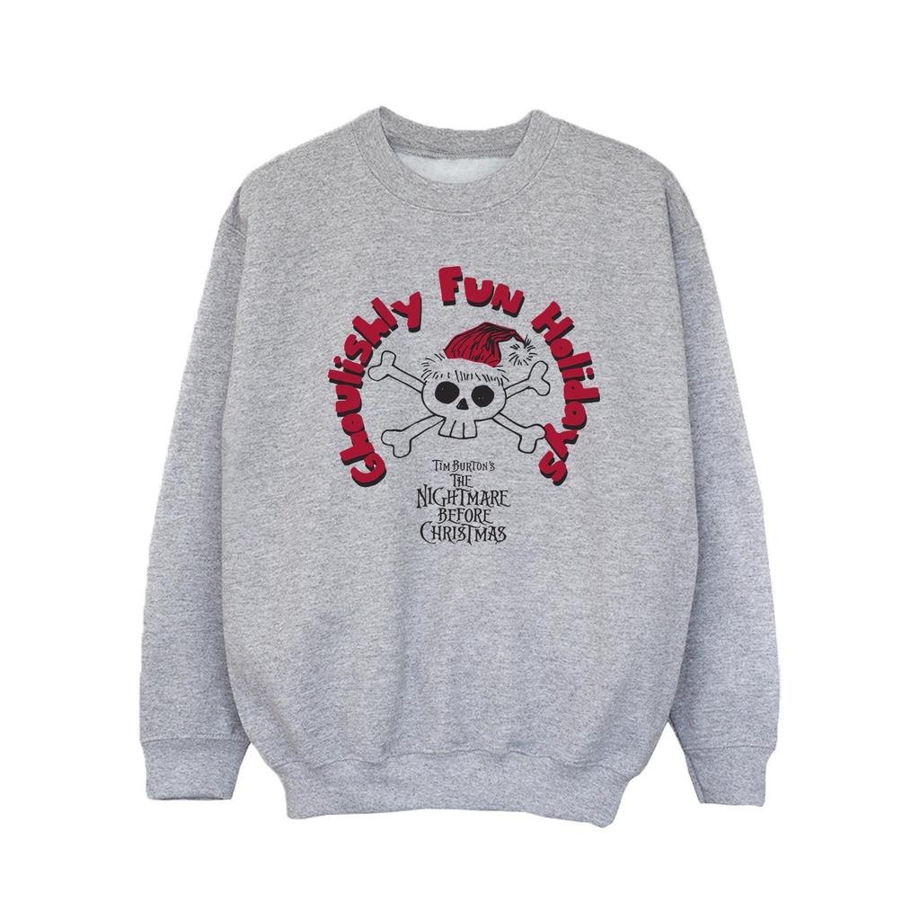 Disney Girls The Nightmare Before Christmas Ghouishly Fun Holidays Sweatshirt