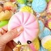 Cute Steamed Bun Soft Rebound Squeeze Toy Soft Slow Rising Adults Stress Relief Sensory Toy Gifts Home Office
