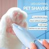 Care Supplies USB Rechargeable Pet Hair Clipper Mute Low Noise Cat Electric Shaver with LED Pet Grooming Clipper Eye Paw Care