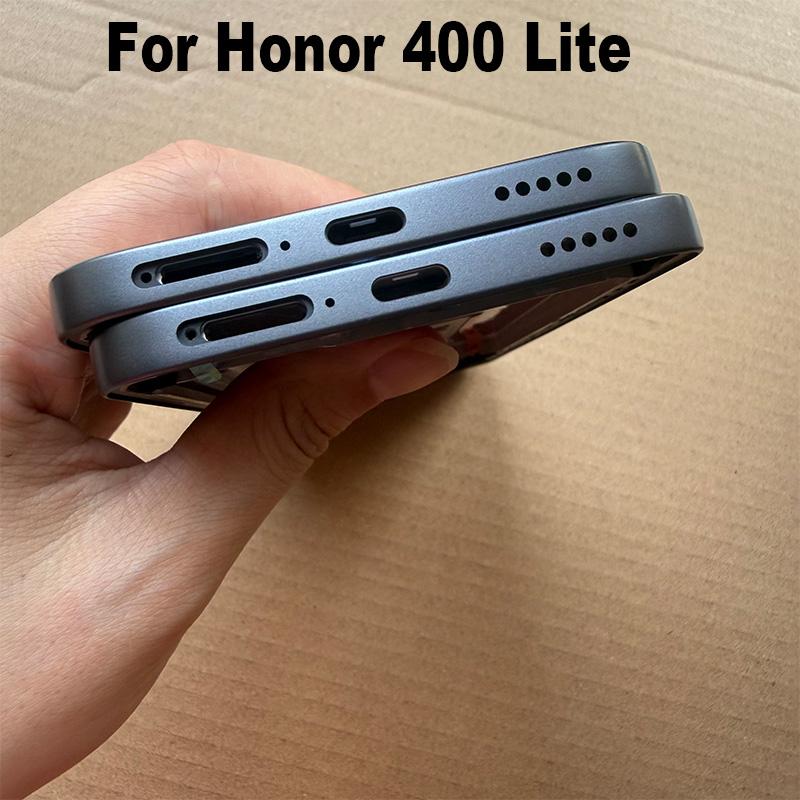 For Huawei Honor 400 Lite 5G Middle Frame Front Bezel Housing Lcd Supporting Holder Rear Plate Chassis Replacement