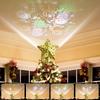 2024 Newest Treetop Projector Christmas Christmas Tree Projector Tree LED 3M White Santa Snowman USB 3D Rotating Adjustable Projection Christmas Party
