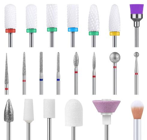 Nail Art Remover Grinding Head, Ceramic Stainless Steel Universal Grinding Head Polishing, Quick Nail Remover Grinding Tool