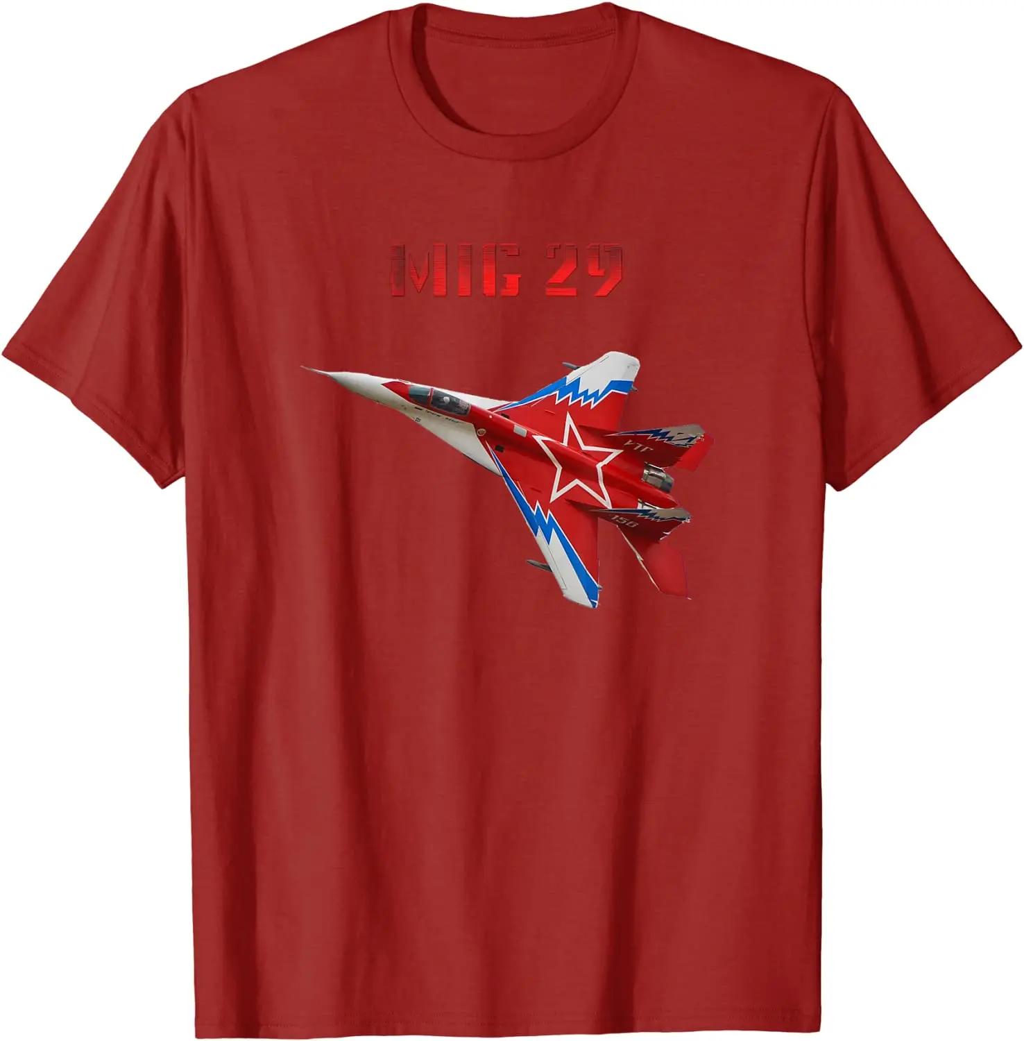 Russian Knight Aerobatics Team MIG 29 Fulcrum Jet Fighter TShirt Summer Cotton ONeck Short Sleeve Mens T Shirt New S3XL S