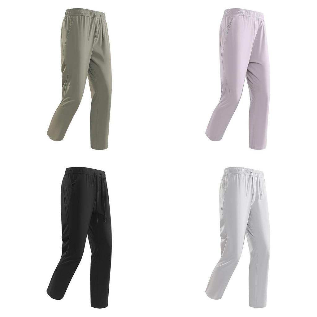 Ice Sensation Tech Mens Athletic Trousers With Breathable Fabric For Summer Active Wear