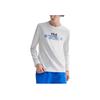 FILA Sports Casual Simple Fashion Breathable Long Sleeve T-Shirt Men Tops White F11M038214G-WT