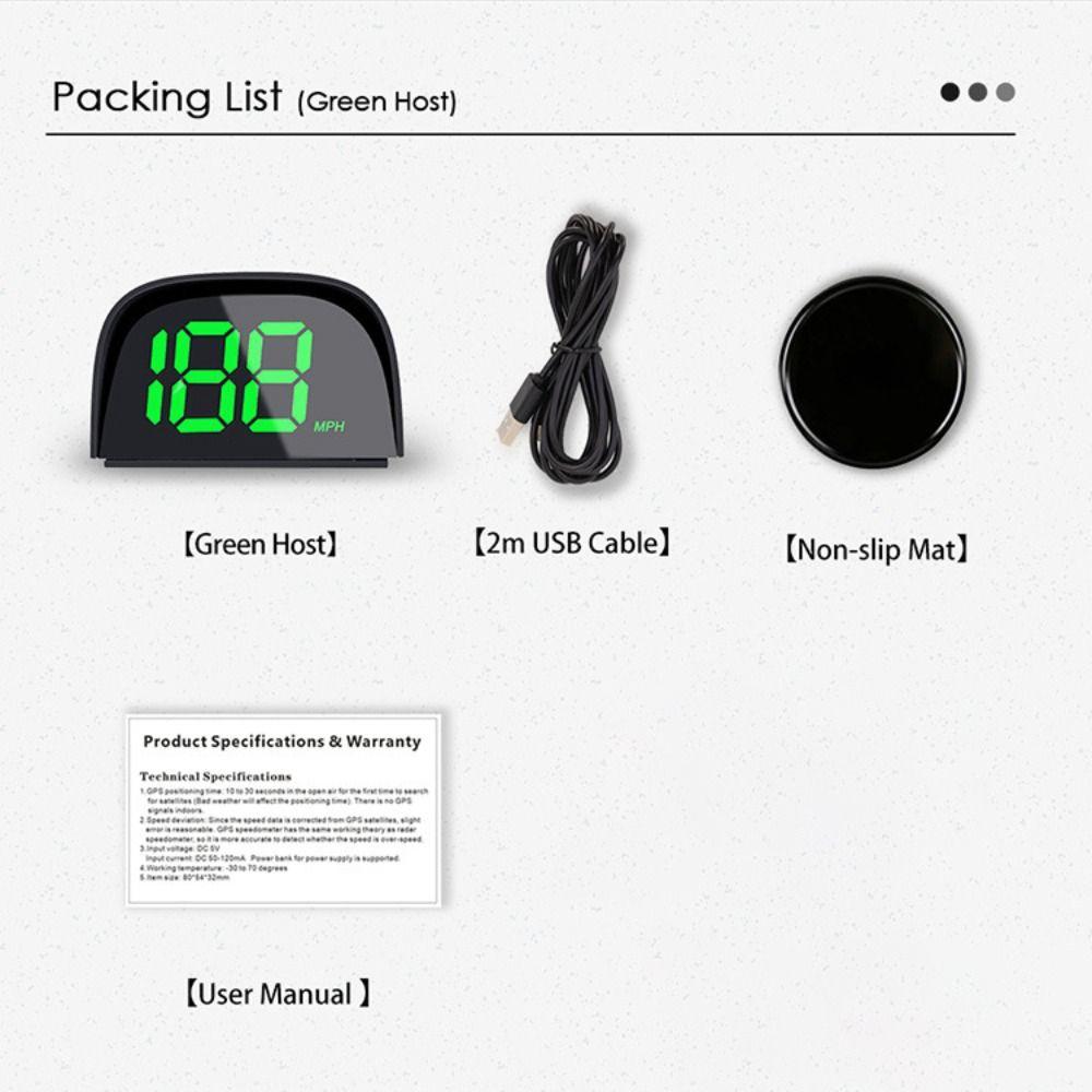 Plug&Play Head Up Display Car Speedometer HUD Vehicle Speed Meter  Speed Meter