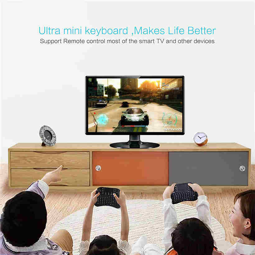 Mini Wireless Keyboard 2.4G Air Mouse Handheld Touchpad For Android TV Box Mini PC