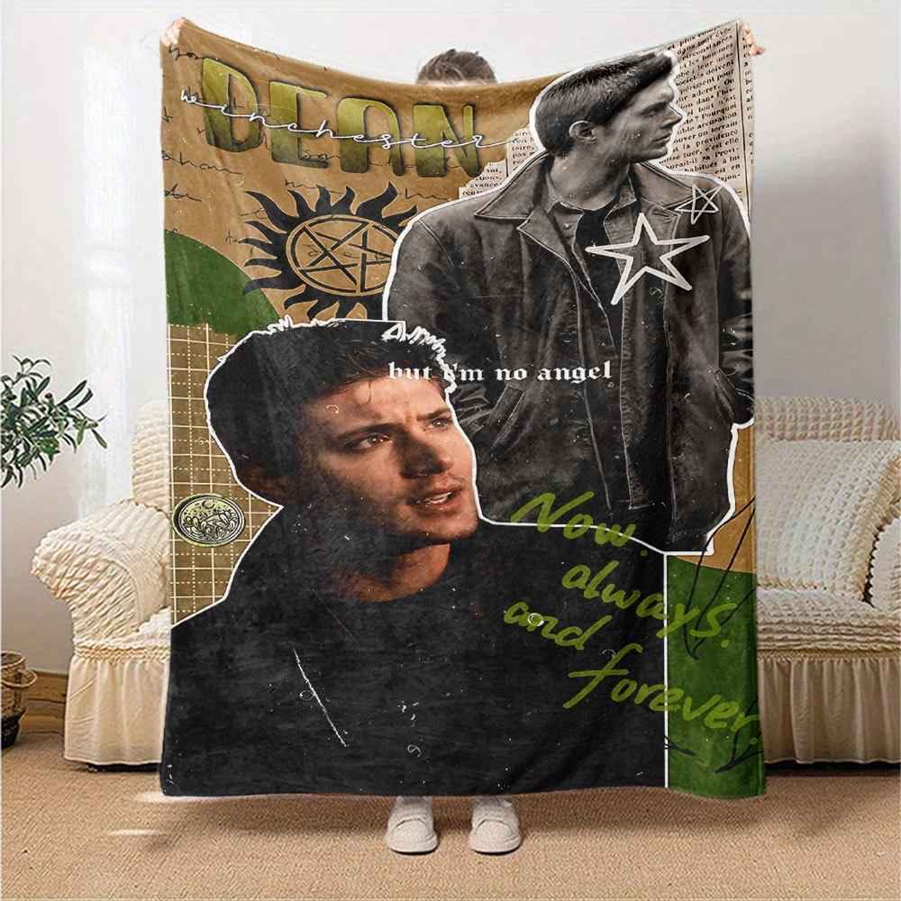 1 Stück Übernatürlich 26 Decke Weiche Warme Überwurfdecke für Zuhause, Büro, Reisen Ganzjahres Gemütliche Bettwäsche Geschenk, Büro Gemütliches Accessoire