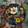 Retro Welcome Sign Metal Art Home Bar Cafe Decor