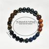 1pc/ Attract Wealth and Prosperity Bracelet with Tiger Eye Stone and Lapis Lazuli Natural Wood Beads Handmade Bracelet Men Women