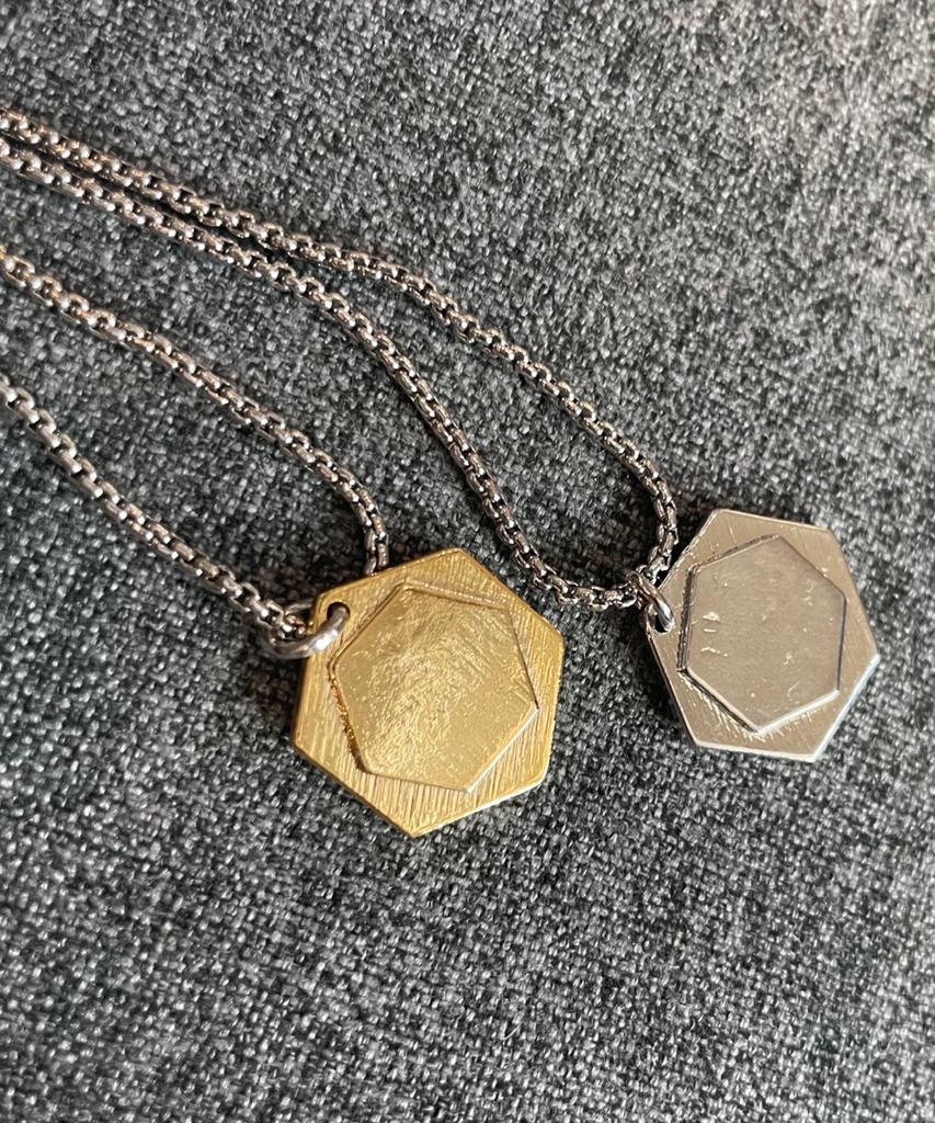 Kudos Hexagon Necklace