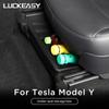 Armrest Rear Storage Box Console Under Seat Organizer Drawer Holder for Tesla Model Y Interior Modification Car Accessories Case