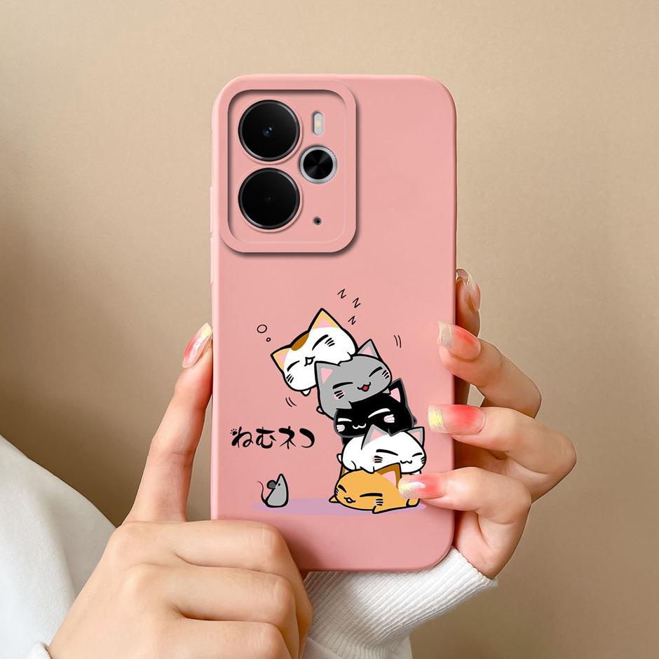 Trendy Floral Soft Silicone Case For Realme 14T 14 Pro Plus Lite 5G Protective Cover For Realme14T Realme14Pro Plus Lite Fundas