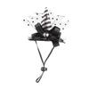 Decorative Pet Witch Hat Stripe Dog Bat Hat Pet Accessories Cat Cosplay Hat  for Photograph