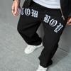 2024 Vintage Casual Jeans Men'S Loose Pants High Street Wide Leg Pants