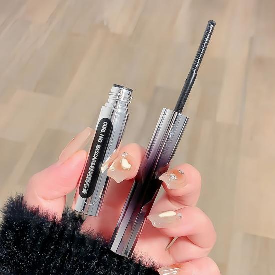 1/2Pcs 2g Women Mascara Waterproof Long Lasting Smudge-proof Lengthening Volumizing Curling Eyelashes Cream Beginner