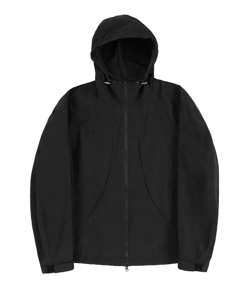 Draw Fit Division Hooded Windbreaker [Black]