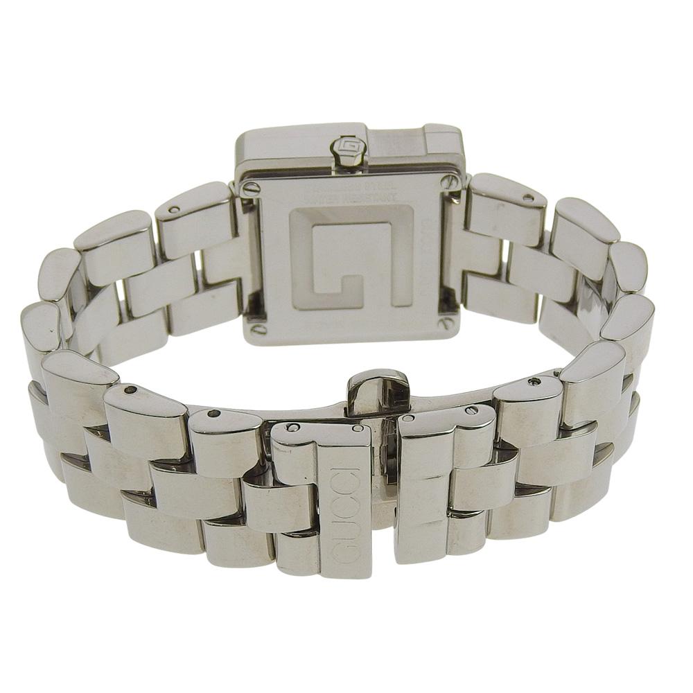 Gucci G Watch Watches 3600J Blue shellDial Stainless Steel Quartz Analog Display Women Used