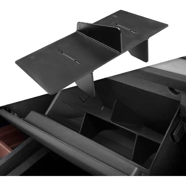 Jaronx Compatible with Ford Maverick Glove Box Organizer 2022 2023 2024,Insert Glove Box Divider for Ford Maverick, Center Console Organizer Storage