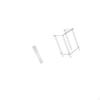 Living Room Paper Floor Lamp Shade with Standing Light Cover And Clear Acrylic Table for