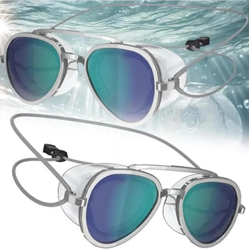 Men Women Full-View Anti-Fog Swim Goggles Professional HD Swimming Goggles Unisex Leak Proof Adjustable Silicone Surfing Eyewear